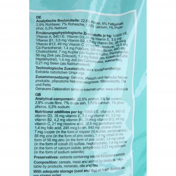 Mangime Vollmer S 37171 per Cani Kost Anelli 15 Kg