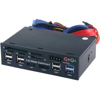 5.25-Inch Internal Card Reader and Optical Drive with USB Hub