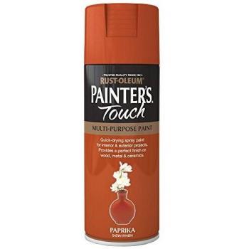Painter's Touch Satin Spray Paint, Paprika, 400ml, by Rust-Oleum