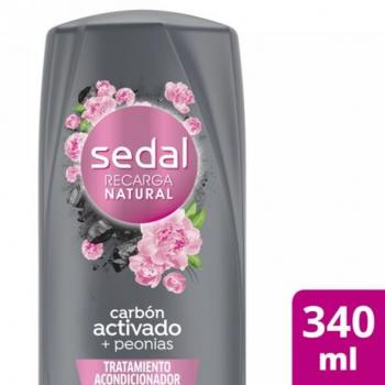 Acondicionador Sedal Carbón Activado con Aroma a Peonías 340 ml