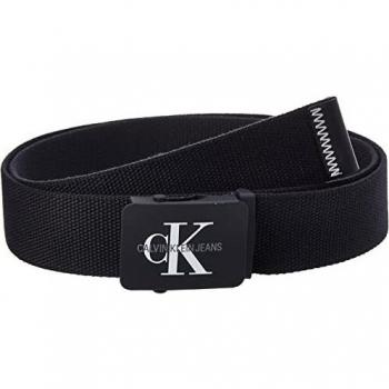 Calvin Klein Jeans Men's J 4cm Adjustable Monogram Canvas Belt