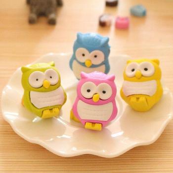 Kawaii Owl Stationery Eraser