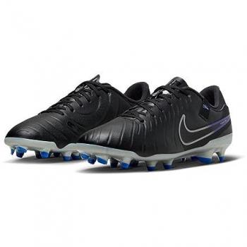 Nike Tiempo Legend 10 Academy Multi Ground Soccer Cleats Black/Chrome 8