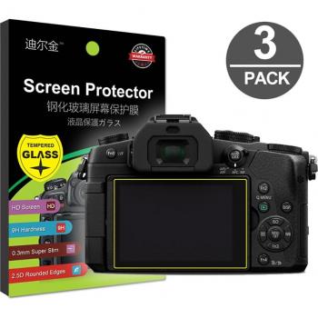 3x Gehärteter Glas Displayschutz für Panasonic Lumix DC-G95 DC-G90 DC-ZS80 DC-TZ95 G95 G90 ZS80 TZ95 Digitalkamera