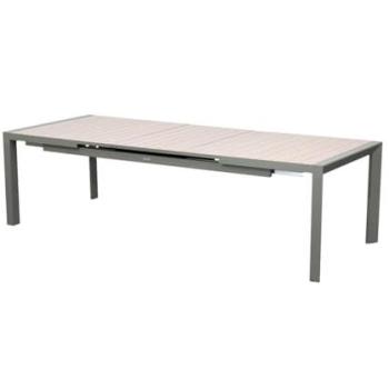 Table Évasion 10p – Ligne Laurier, Aluminium Traitement Époxy