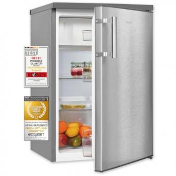 Exquisit Kühlschrank KS16-4-H-010D Inoxlook