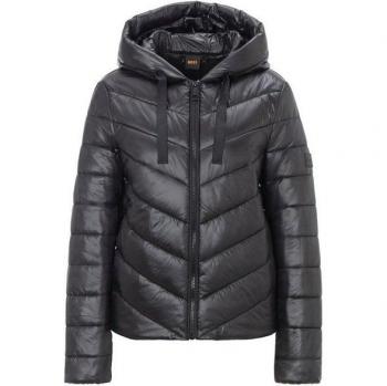 Schwarz gefütterte Outdoorjacke C_Palatori von BOSS ORANGE