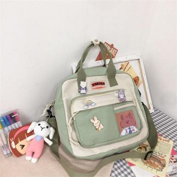 Mochila Escolar para Adolescentes de Estilo Preppy