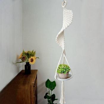 Decoración de Balcón con Tela de Cáñamo