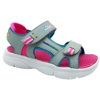 Skechers Vibrant Mood Mädchen Sandalen Grau 302984L/SLPK