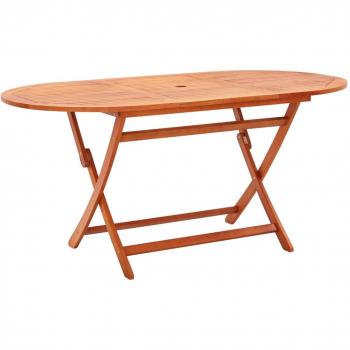 VidaXL Compact Folding Garden Table 160x85 cm