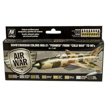 Set di Vernici MiG-21 'Fishbed' 8x17ml