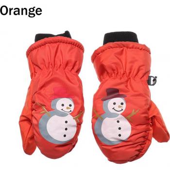 0-5 Years Old Cartoon Ski Gloves
