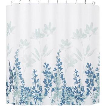 Washable 3D Shower Curtain Polyester Fabric