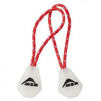 Msr Night Glow Zipper Pull 2 Units Rouge/Blanc