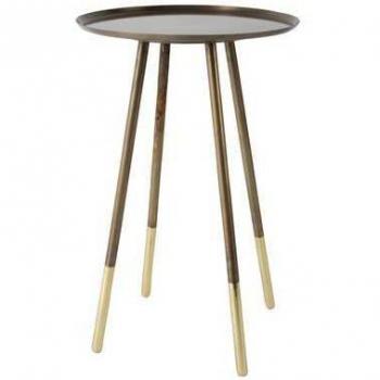 Mesa de Centro de Acero Latonado Dutchbone