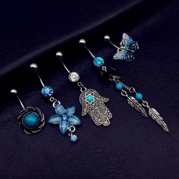 Joyas Bohemia: Palmeras y Barritas – 5 piezas