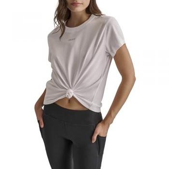 Camisa DKNY Tachuela blanca, casual, algodón, S
