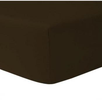 Drap Housse 90 x 200 cm 100 % coton choco