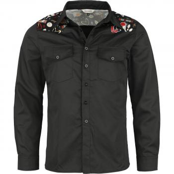 Camiseta de Manga Larga Estilo Rockabilly Banned Retro