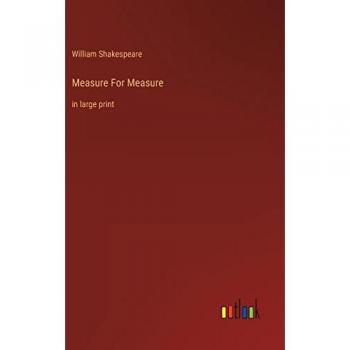 Measure For Measure: in large print