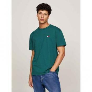 Pull à capuche bleu Tommy Hilfiger homme badge