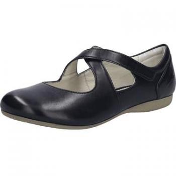 Riemchenballerina JOSEF SEIBEL Fiona 72, Damen, Gr. 38, schwarz, Leder