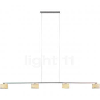 Éclairage Serien Aluminium Brossé Reef Bar 4 Ampoules