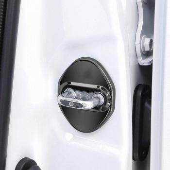 4Pcs Stainless Steel Door Lock Accessories for Toyota