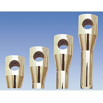 Grand Os Ritz Alu‑Riser Noir – 100 mm, 1 pouce