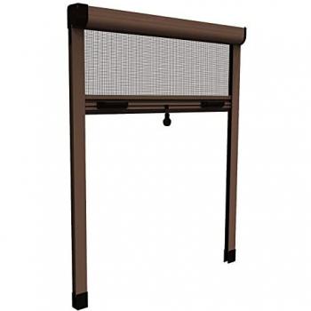 Marrón Vertical Aluminio Hu‑Firma Mosquiteras 140×170 cm