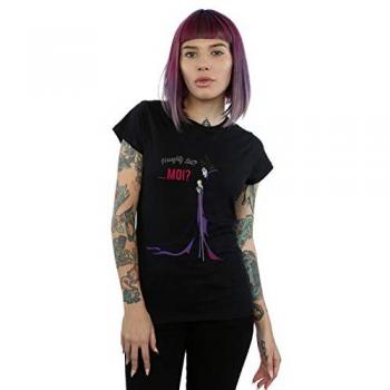 Dames Maleficent Xmas Shirt – Katoenen Stoute Lijst