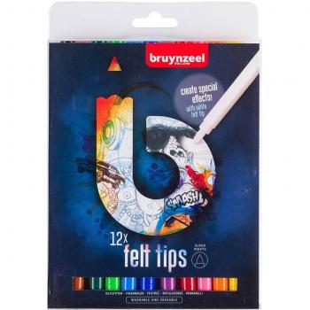 Bruynzeel Dark Felt Tip Pen Set