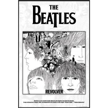 Poster artistique des Beatles