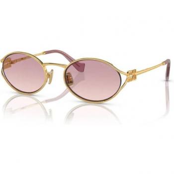 Miu Miu Lentes de Sol Mujer Dorados MU52YS 5AK06S 54
