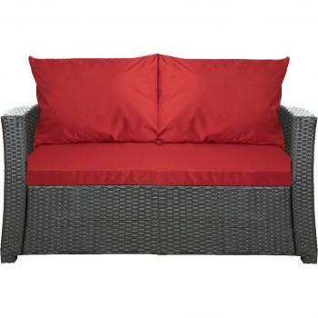 Coussin rotin pour banquette