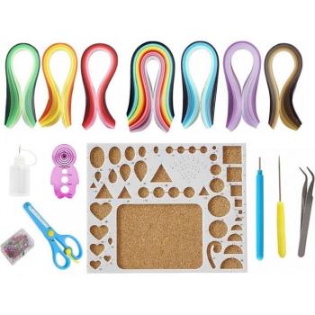 Papeterie Quilling 860 Bandes Multicolores