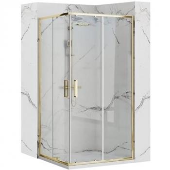 Cabina Doccia Rea Punto 80X100 in Oro