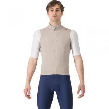 Castelli Espresso Gilet – Clay Dark Grey (S) for Men