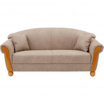 Milano Vintage 3‑Sitz-Sofa (Home Affaire) – Federkern, Vintageoptik, Zierkissen inklusive