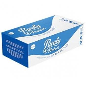ValueX Nitrile Gloves Powder Free Blue Large (Pack 100)