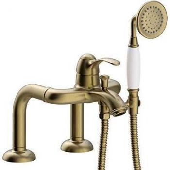 Mitigeur de baignoire avec douchette à main anticalcaire et flexible 24219401LV