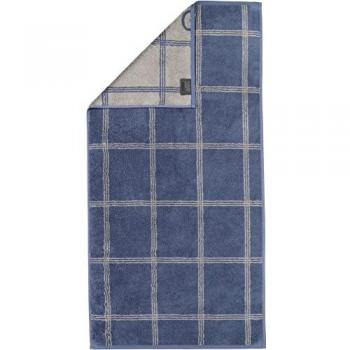 Cawö Handtücher Luxury Home Two-Tone Grafik 604 nachtblau