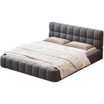 Doppelbett Flachbett mit Polsterumrandung 140x190 cm