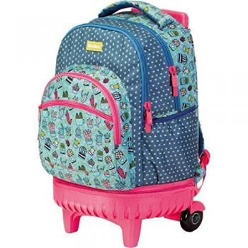 Mochila Carro Desmontable Tandem Cactus Rosa