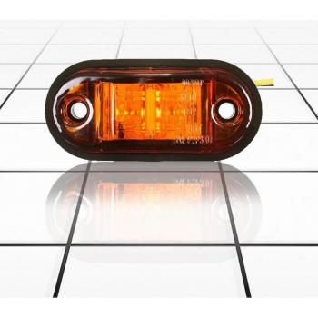 Luces LED de posición lateral para automóviles, camiones y remolques, 12V/24V, 2 LEDs