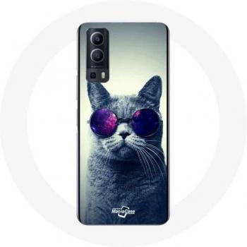 Vivo Y72 Cat Glasses Protector