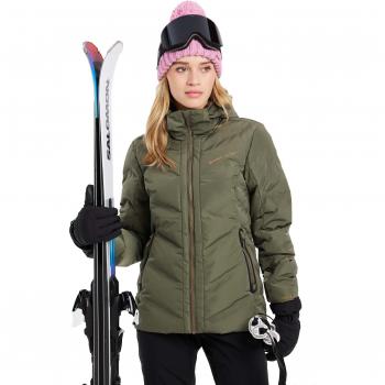 Protest Women's Snowboard Jacket, UK 6 Botanic Green