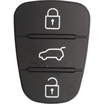 Jingyuqin 3BTN Flip Remote Key Fob Case for Hyundai Accent