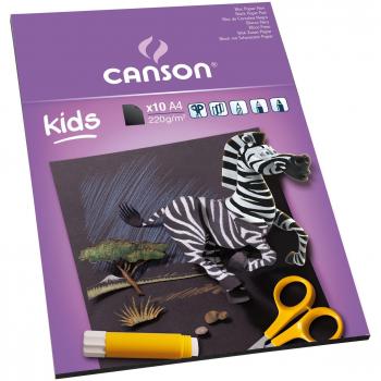 Bloc de Papier Noir pour Enfants CANSON